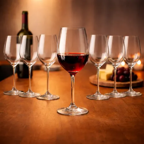 Jogo Taças de Vinho Cristal  (6 unidades)